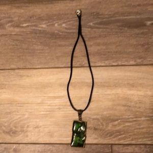 Handcrafted Lake Glass Necklace
